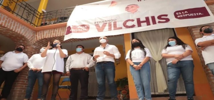 Toma protesta Fernando Vilchis a jóvenes integrantes de comités de la 4T; Edomex