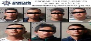 Detienen a 9 presuntos responsables de extorsión y cohecho