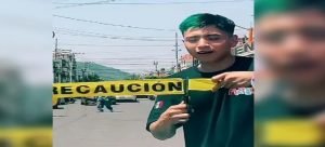 Joven cortó cinta que resguardaba una zona de seguridad en Neza