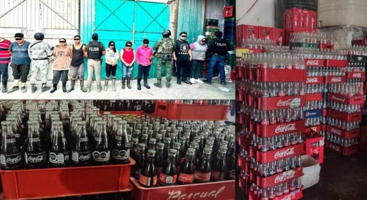 Hasta 9 años de prisión enfrentarían productores de refresco pirata