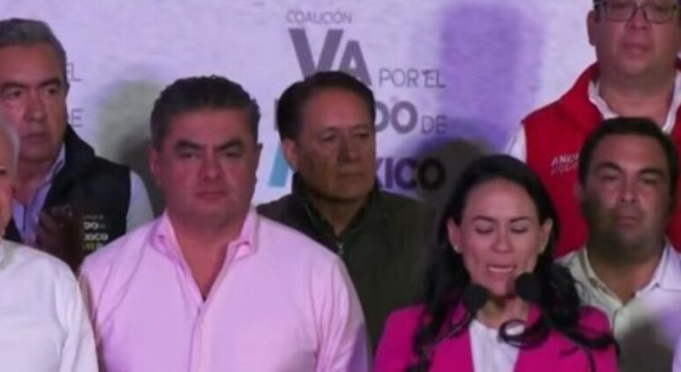 Alejandra Del Moral reconoce su derrota y le desea éxito a Delfina Gómez como gobernadora del Edomex