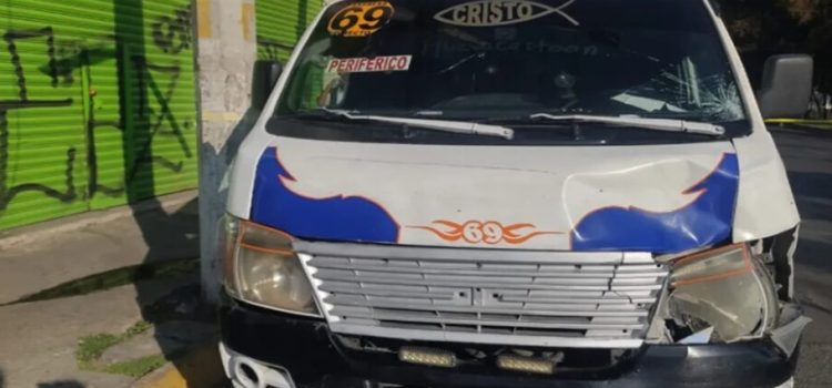 Combi atropella y mata a adulto mayor en Neza