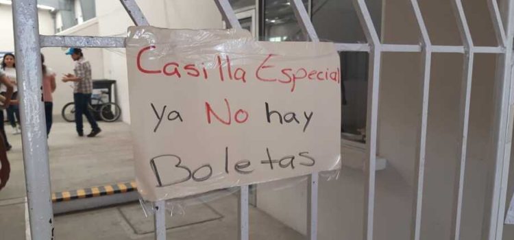 Se terminan boletas en casilla especial de Chalco Se terminan boletas en casilla especial de Chalco