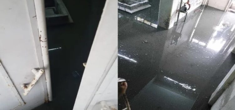 Domicilio se llena de aguas negras continuamente en Neza