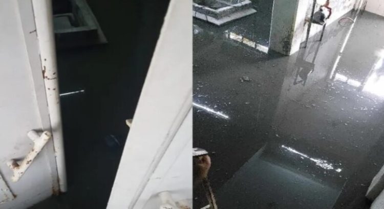 Domicilio se llena de aguas negras continuamente en Neza