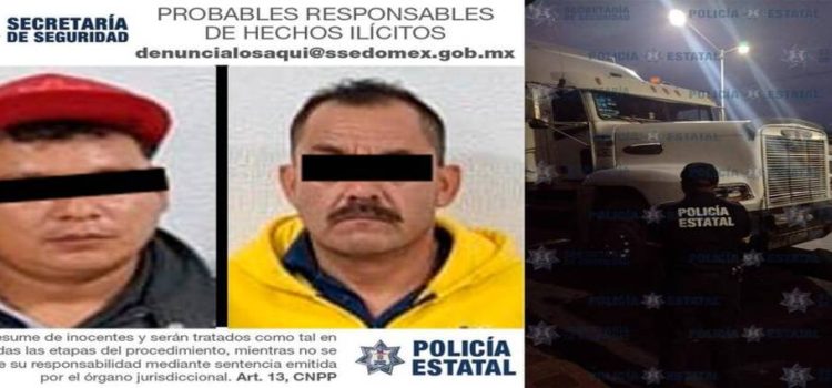 Detienen a ladrones de camión con productos perecederos con valor de 5 mdp en Neza