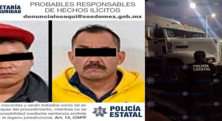 Detienen a ladrones de camión con productos perecederos con valor de 5 mdp en Neza