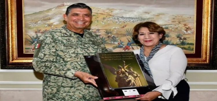 Delfina Gómez se reunió con titular de la Sedena
