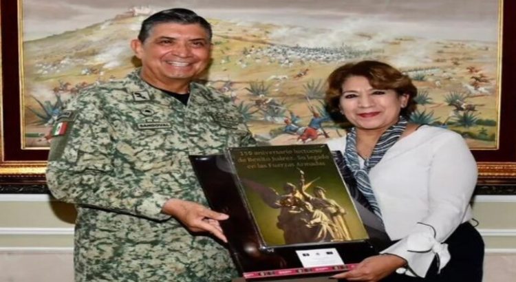 Delfina Gómez se reunió con titular de la Sedena