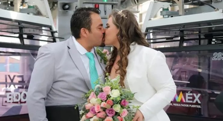 Una boda… de altura