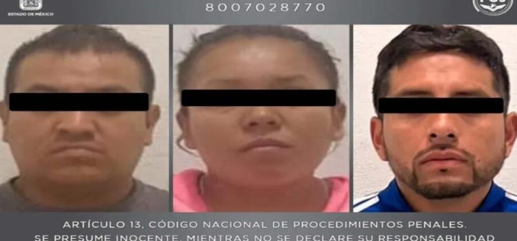 Detienen a 3 presuntos integrantes de “Los Mazos”, investigados por extorsión en Neza