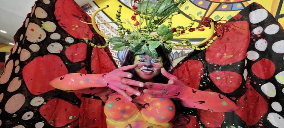 Preparan "Segundo Encuentro de Bodypaint Cosmogonía Prehispánica" en Neza