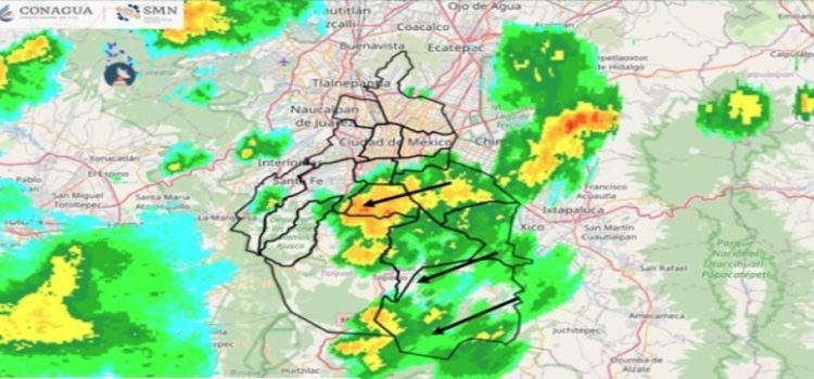 Conagua pronostica fuertes lluvias en municipios del Edomex