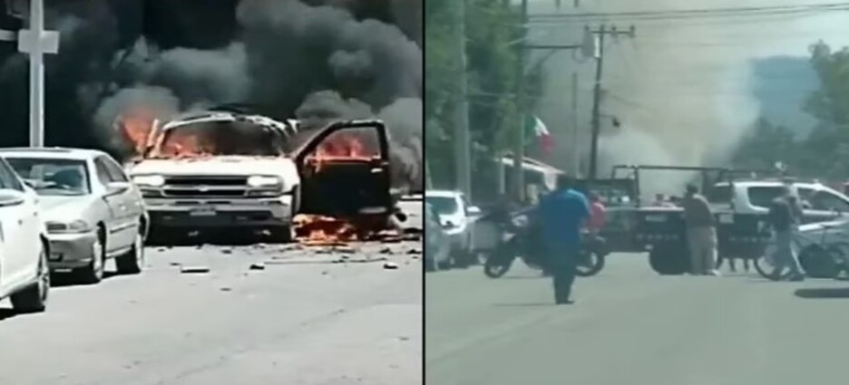Explota camioneta con pirotecnia en Tultepec