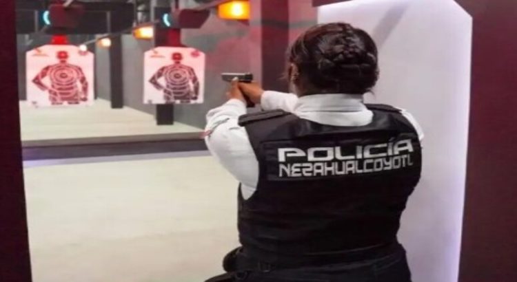 Inauguran campo de tiro de policías municipales en Neza