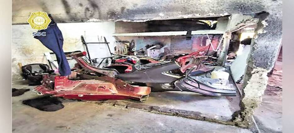 Decomisan autopartes de presuntamente robadas en inmueble de Neza