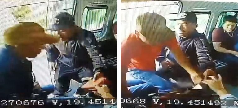 Roban a pasajeros en combi de Neza en sólo 15 segundos