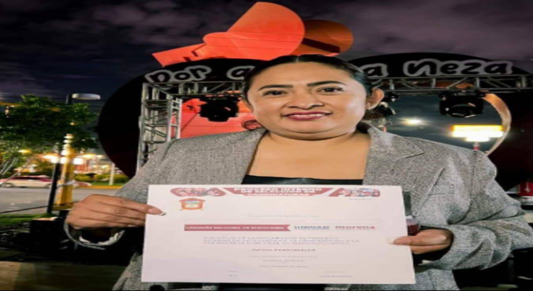 Diputada Carmen de la Rosa se registra como aspirante a la presidencia de Neza
