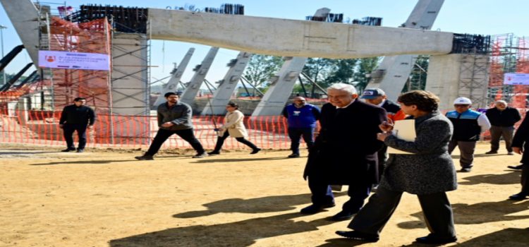 AMLO y Delfina Gómez supervisan obras del Tren Interurbano “El Insurgente”