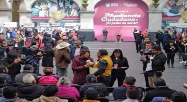 Gobernadora Delfina Gómez encabezó su Segunda Audiencia Ciudadana