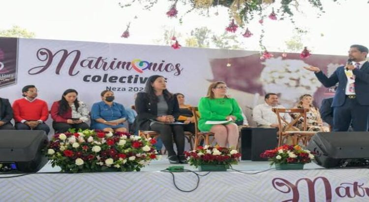 Anuncian bodas colectivas gratuitas para el 14 de febrero en Neza