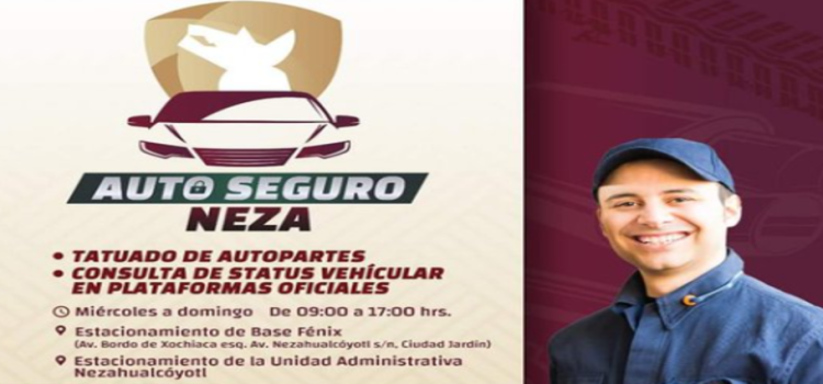 Gobierno de Neza busca frenar el robo de autopartes con “tatuaje de piezas”