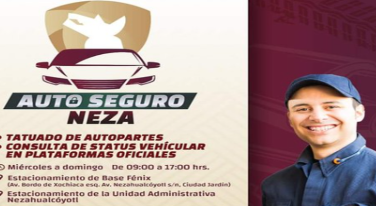 Gobierno de Neza busca frenar el robo de autopartes con “tatuaje de piezas”
