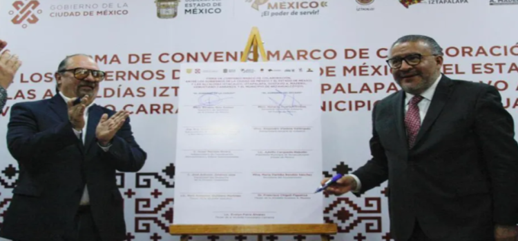 Gobiernos de Edomex y Cdmx firman convenio de cooperación