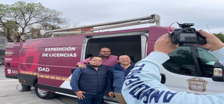 Inicia programa de unidades móviles para tramitar licencias en Edomex