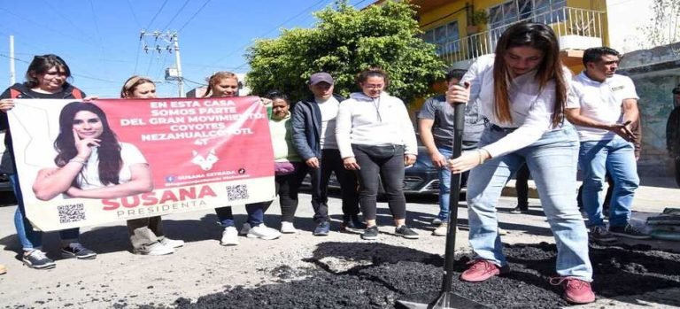 Avanza el programa "Bacheando y ganando Neza" en beneficio de la comunidad