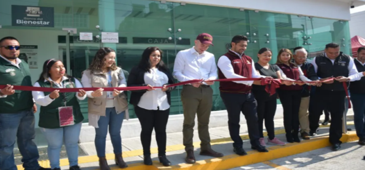 Aperturan tercera sucursal del Banco del Bienestar en Neza