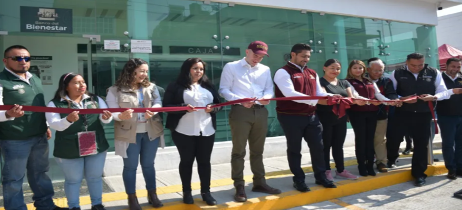 Aperturan tercera sucursal del Banco del Bienestar en Neza