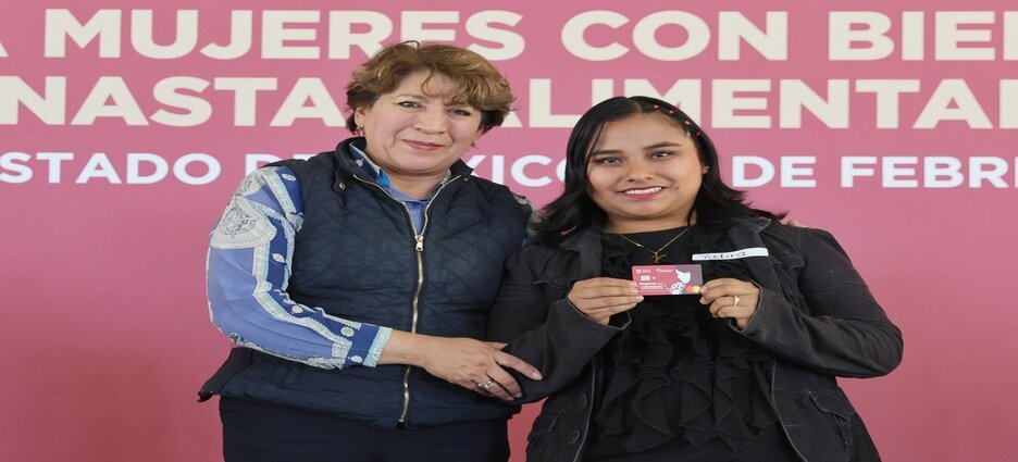 Gobernadora Delfina Gómez entrega 3 mil tarjetas Mujeres con Bienestar en Neza