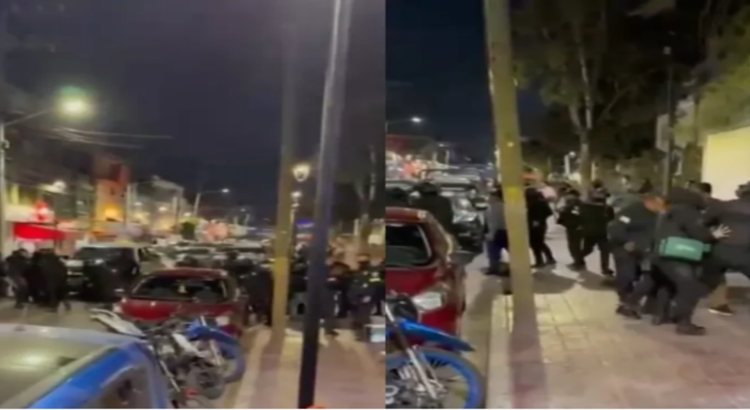 Integrantes de RCP se enfrentan contra policías en Neza