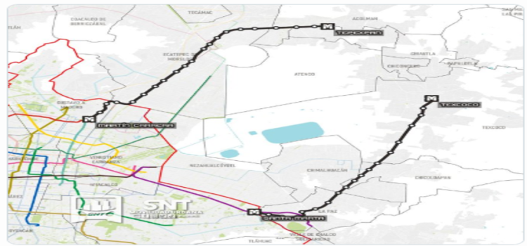 Este será el recorrido completo del Metromex en 2024