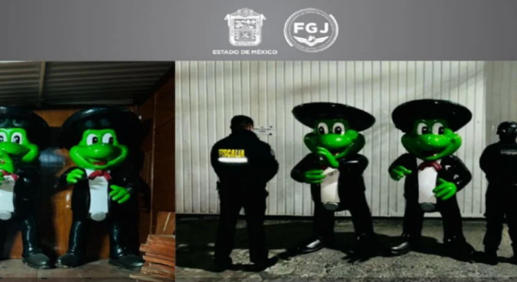 Encuentran en Neza, figuras del “Sr Frog’s” robadas en Acapulco tras paso de huracán Otis