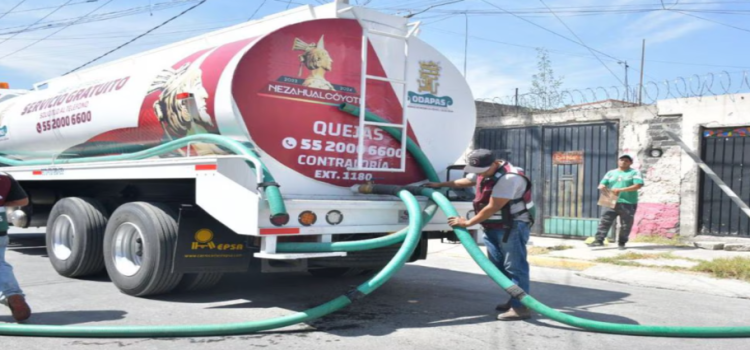 Falla en infraestructura hidráulica deja sin agua a más de 100 mil habitantes de Neza