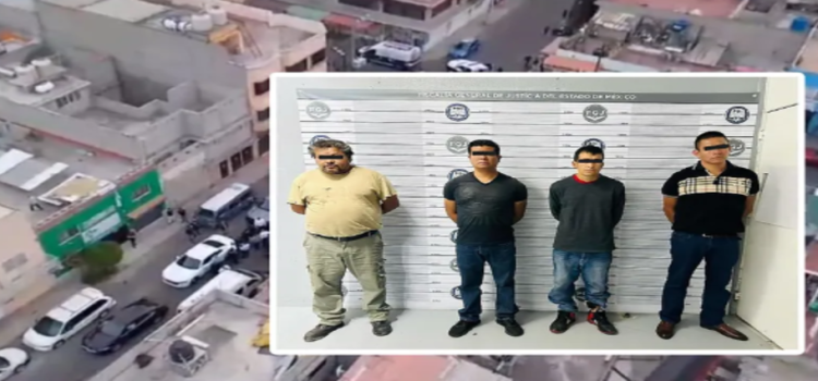 Detienen a 4 hombres por venta ilegal de combustible en Neza