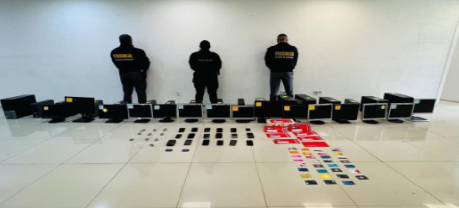 Policía de Neza catea “Call center” usado para cometer fraudes y extorsión