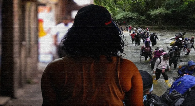 Migrante haitiana ese establece en Neza tras huir de la violencia en su país