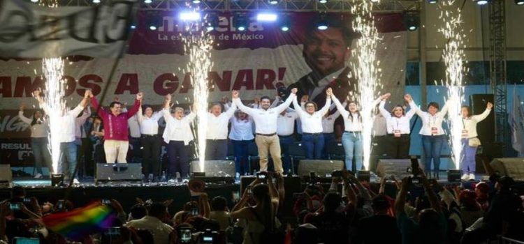 Adolfo Cerqueda cierra campaña en Neza