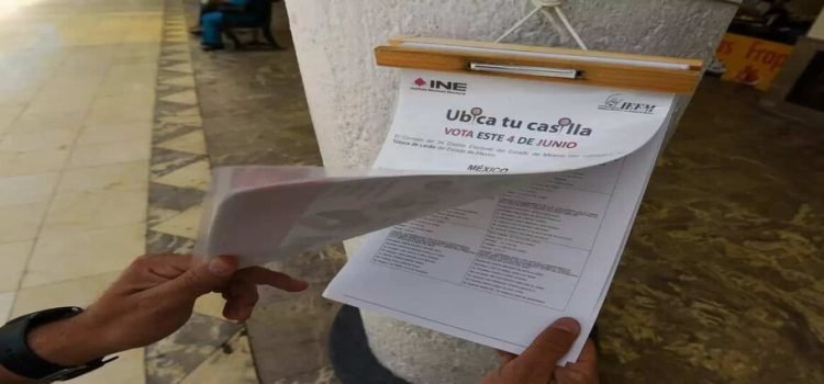 Horarios de apertura de casillas en Edomex