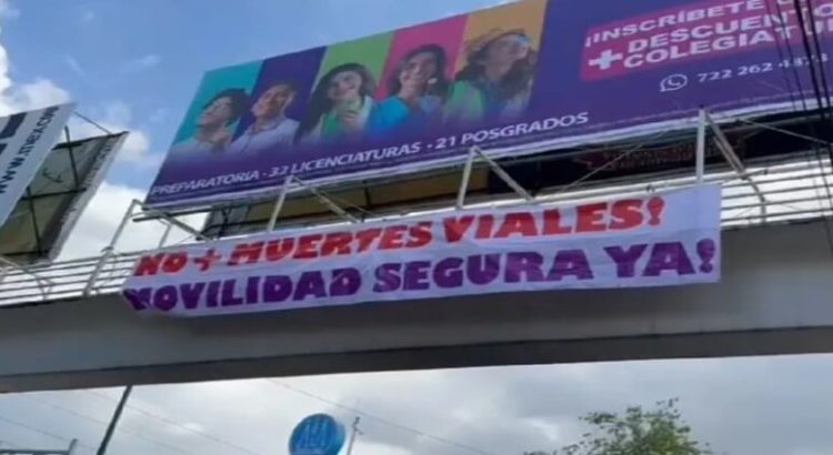 Activistas por la movilidad solicitan mejores condiciones de seguridad en el Edomex