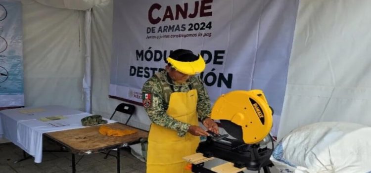 Inicia programa Canje de Armas 2024 en Edomex