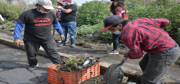 Anuncian jornada de limpieza para Av. Bordo de Xochiaca de Neza