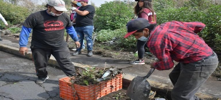 Anuncian jornada de limpieza para Av. Bordo de Xochiaca de Neza