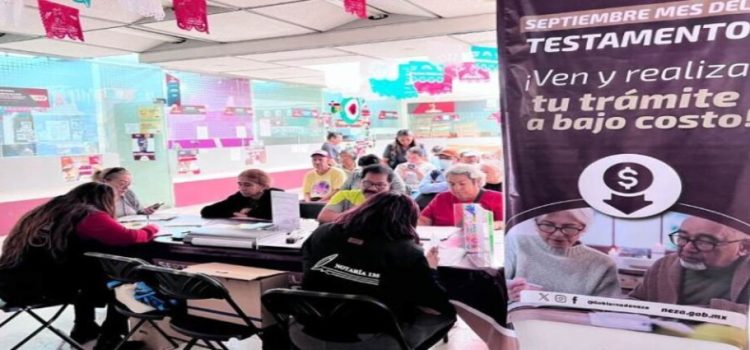 Instalan módulos para tramitar testamentos a bajo costo en Neza