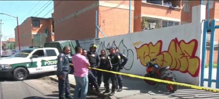 Balean a asaltante mientras huía con motocicleta robada en Neza