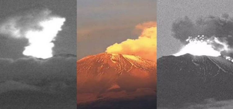 Municipios de Edomex presentarán caída de ceniza del Popocatépetl