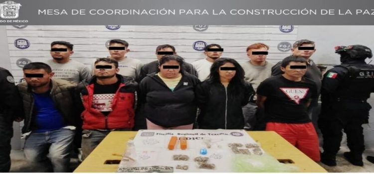 Localizan puntos de venta de droga en Neza y Texcoco